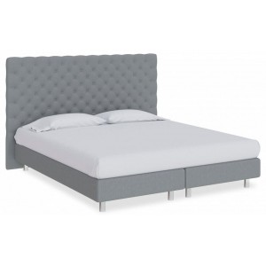 Кровать двуспальная Paris Boxspring Elite  ORM_160-200-ParisBoxspringElite-SavanaGrey