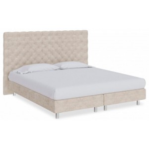 Кровать двуспальная Paris Boxspring Lift  ORM_160-200-ParisBoxspringLift-LoftyTaupe