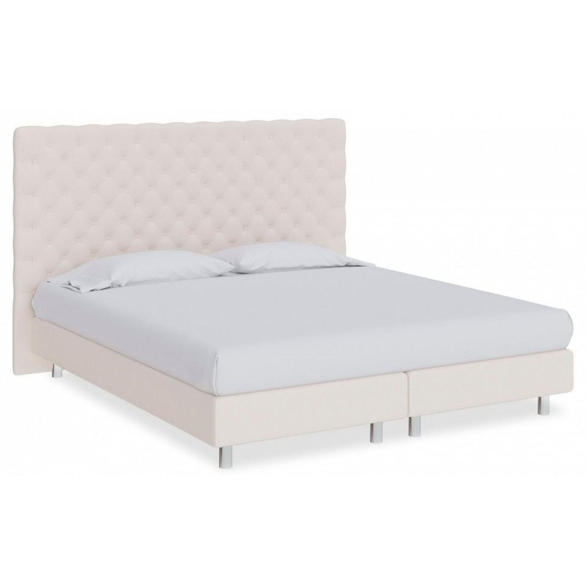 Кровать двуспальная Paris Boxspring Lift  ORM_160-200-ParisBoxspringLift-SavanaMilk