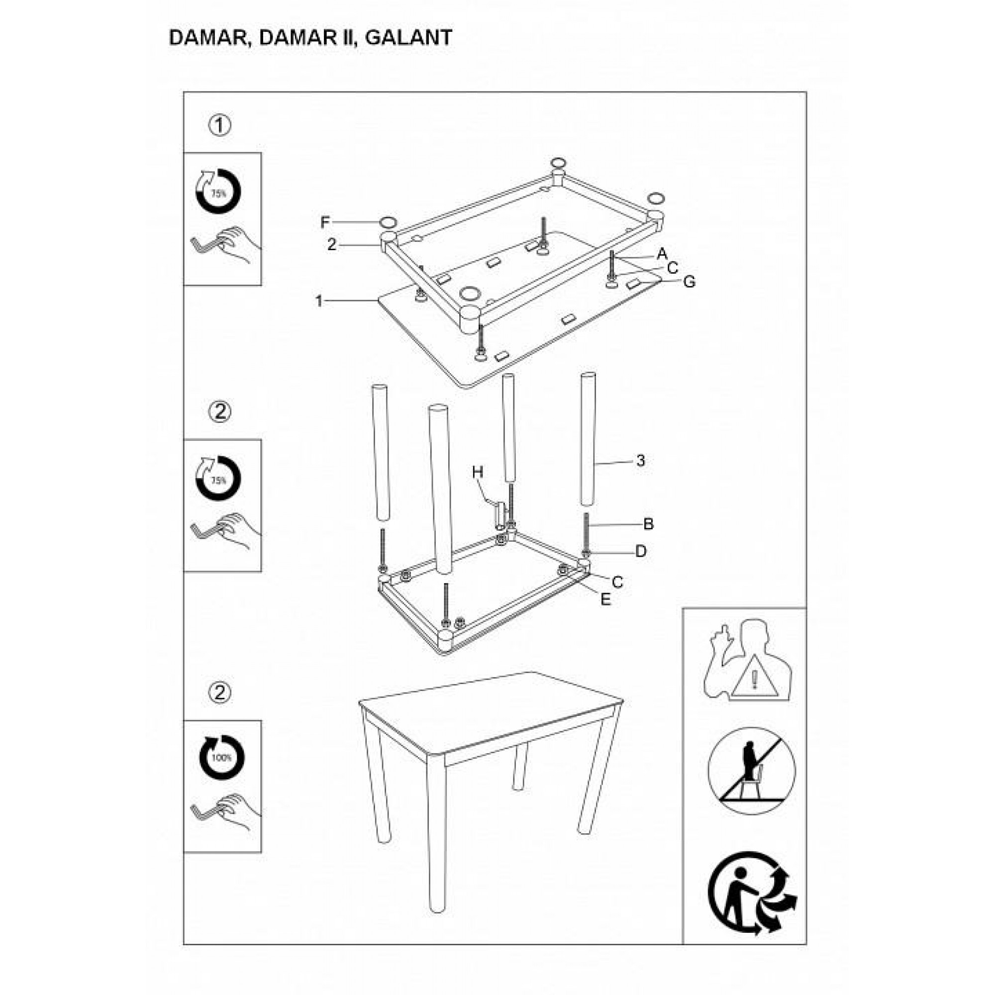 Стол обеденный Galant    SGN_GALANTB100X60