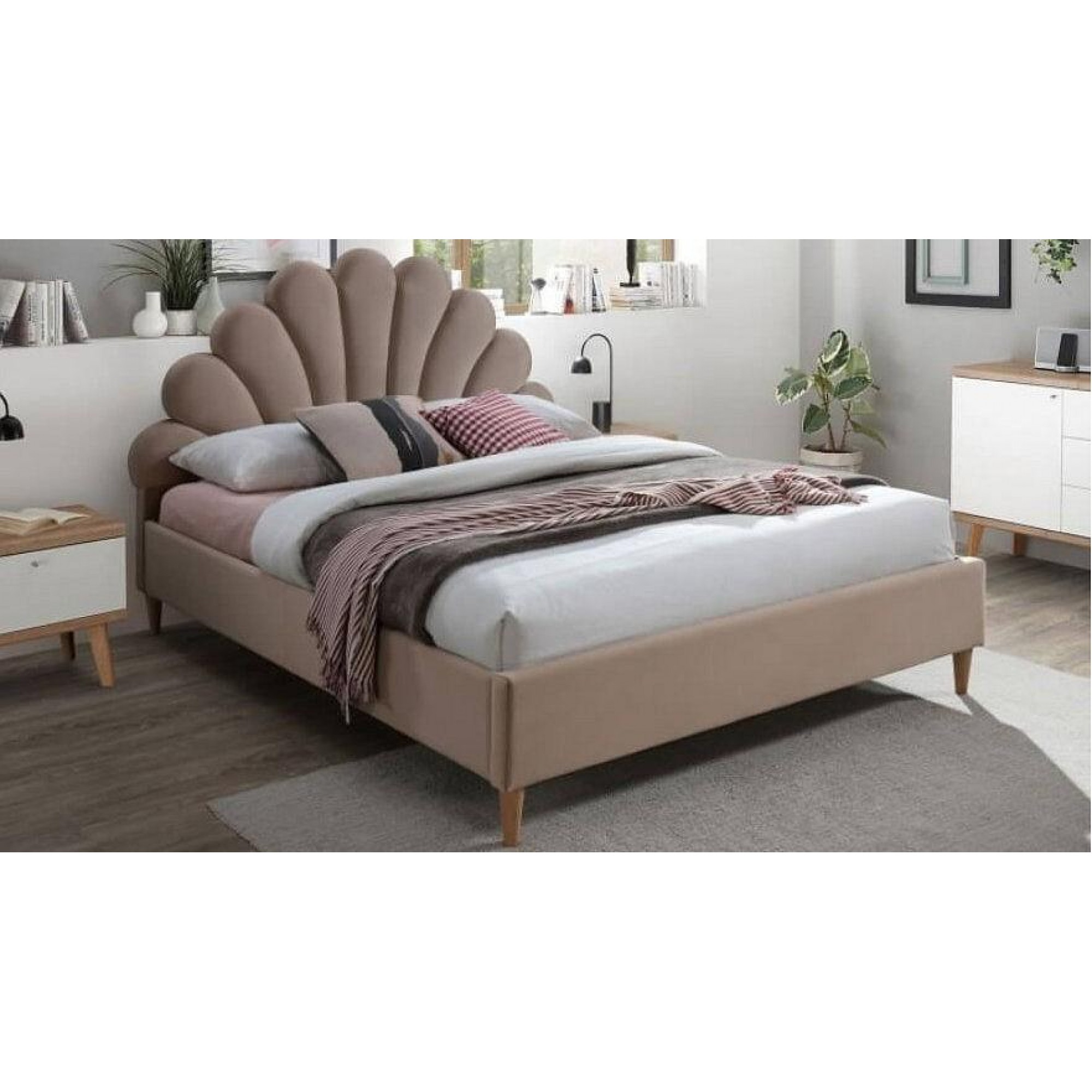 Кровать двуспальная Santana Velvet SANTANAV160BED