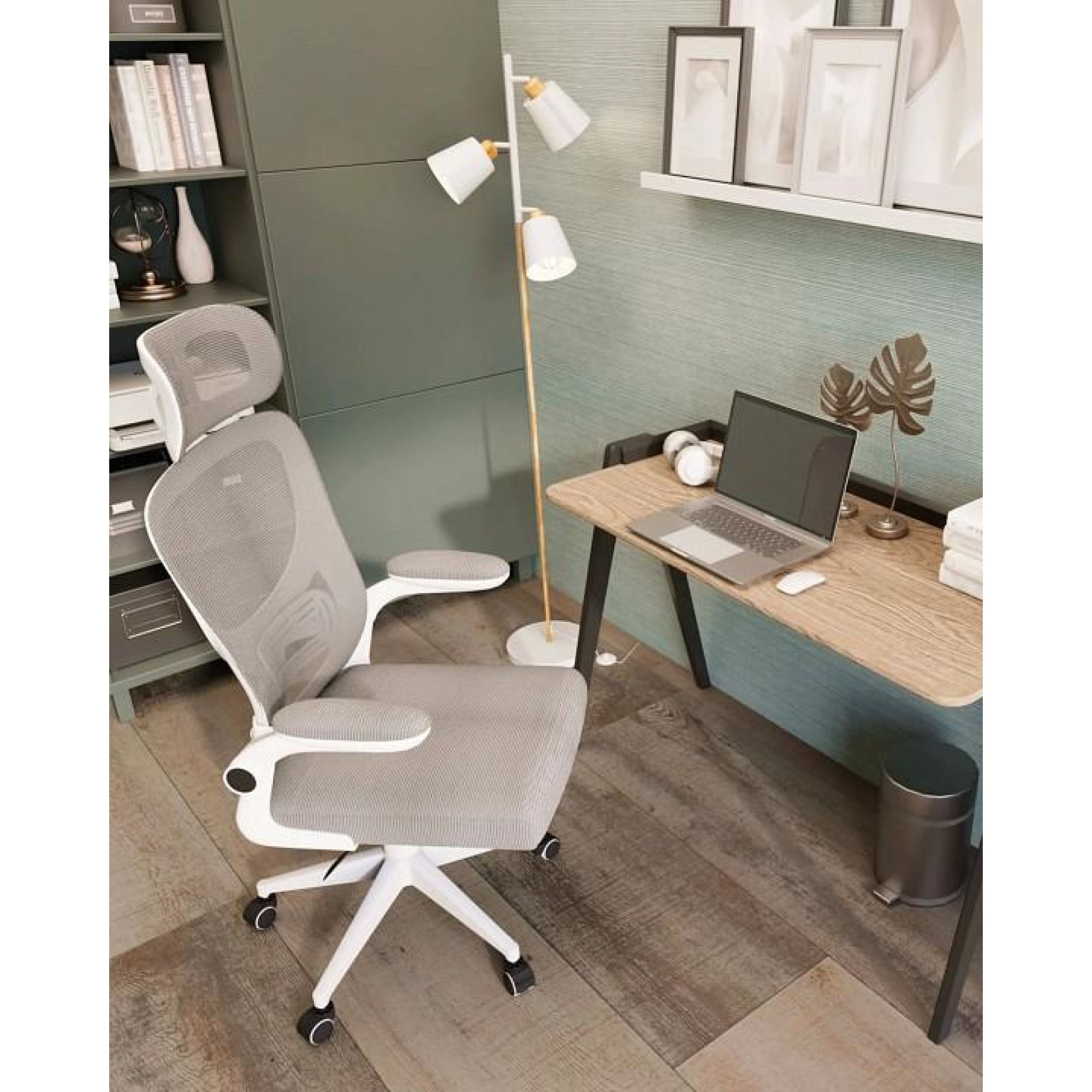 Кресло компьютерное TopChairs Airone    SGR_D-502-1-white