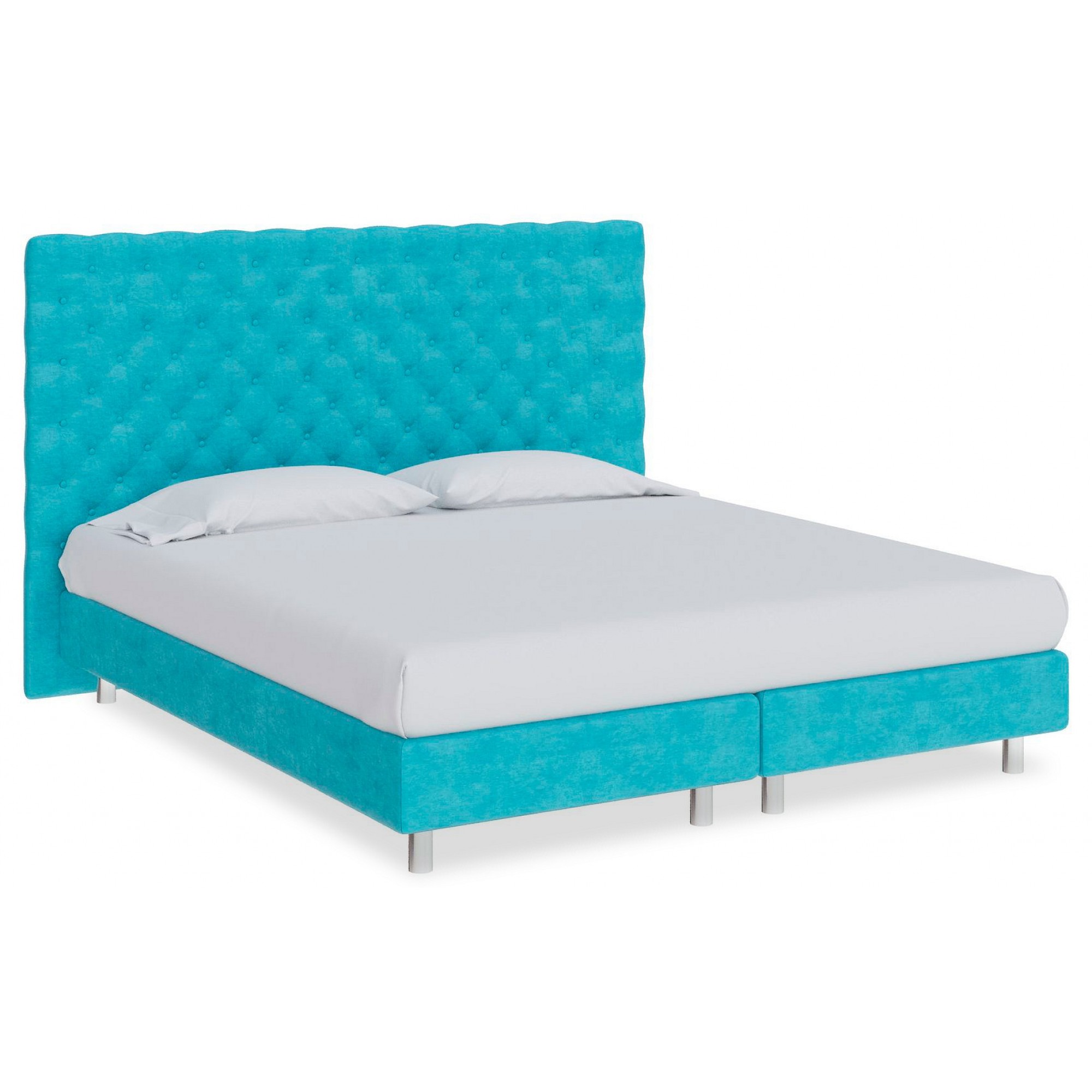 Кровать двуспальная Paris Boxspring Elite  ORM_160-200-ParisBoxspringElite-LoftyAzure