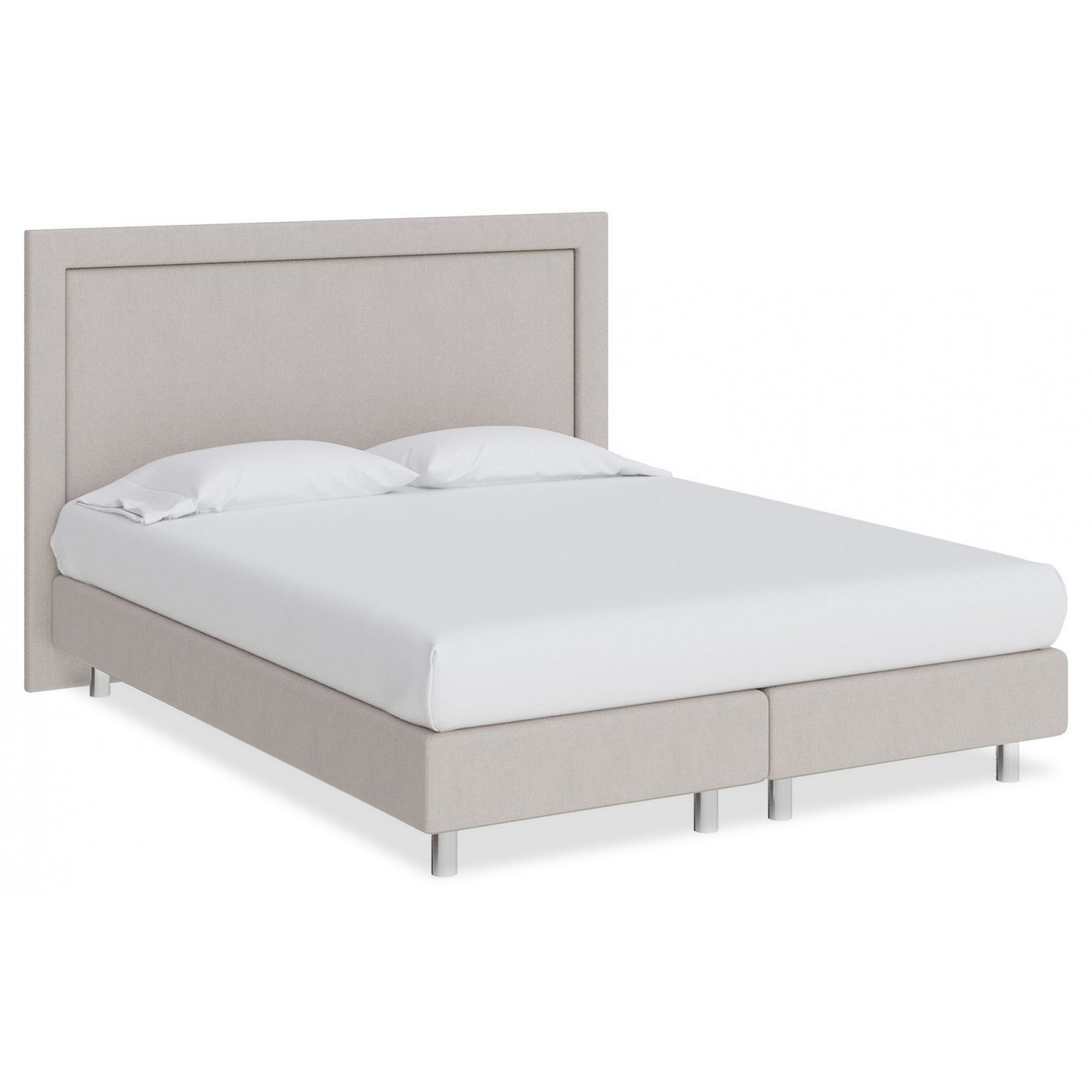 Кровать двуспальная London Boxspring Lift  ORM_160-200-LondonBoxspringLift-TetraMilk