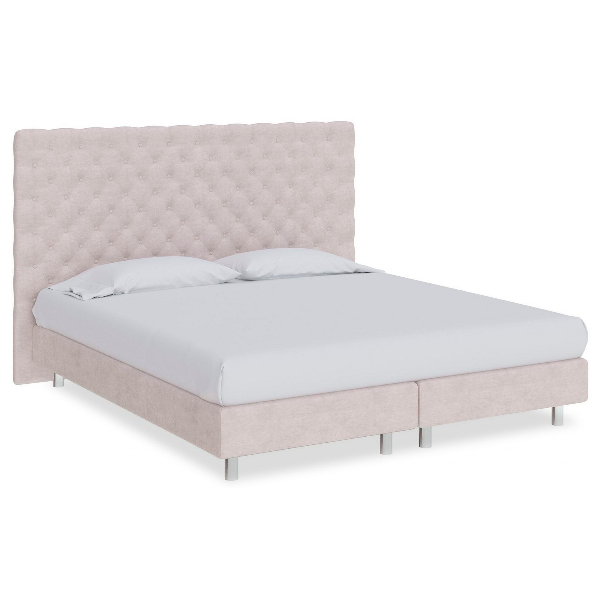 Кровать двуспальная Paris Boxspring Elite  ORM_160-200-ParisBoxspringElite-LoftyBeige