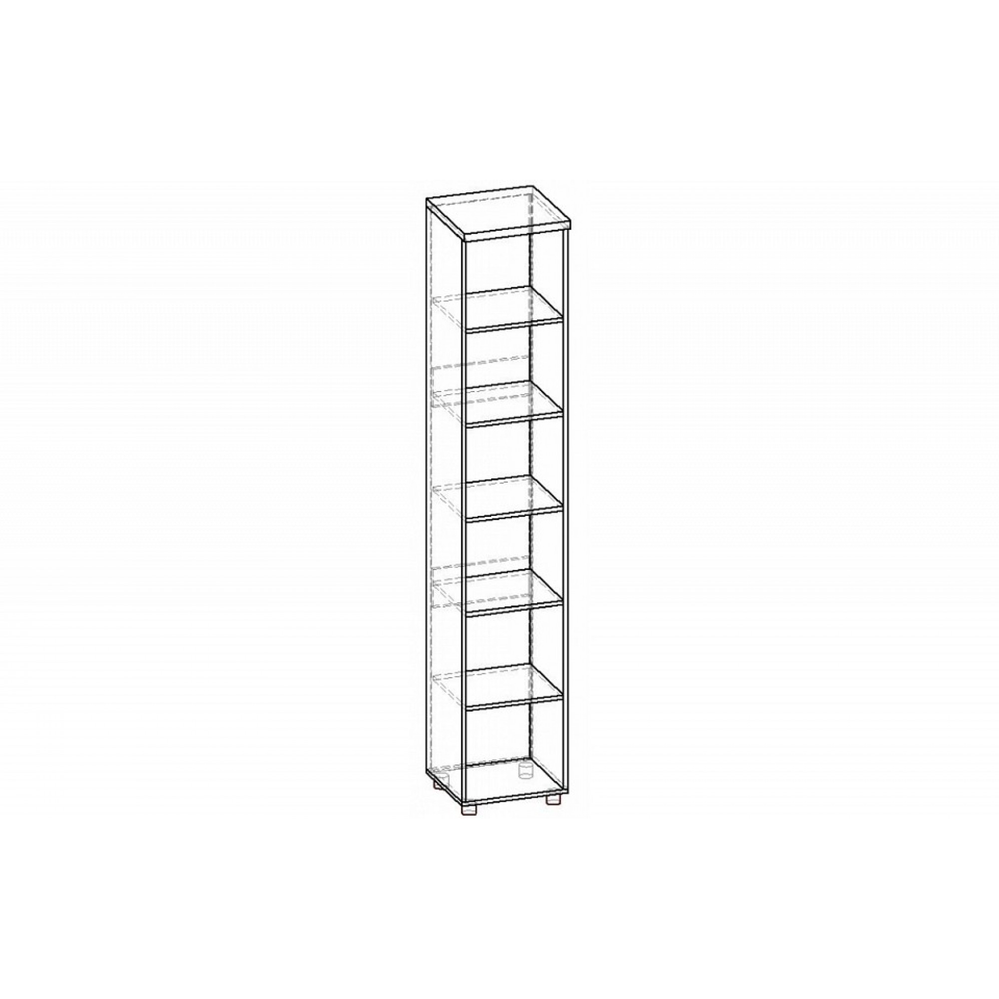 Стеллаж-колонка Премьер СТ.001.400-00    BRN_404