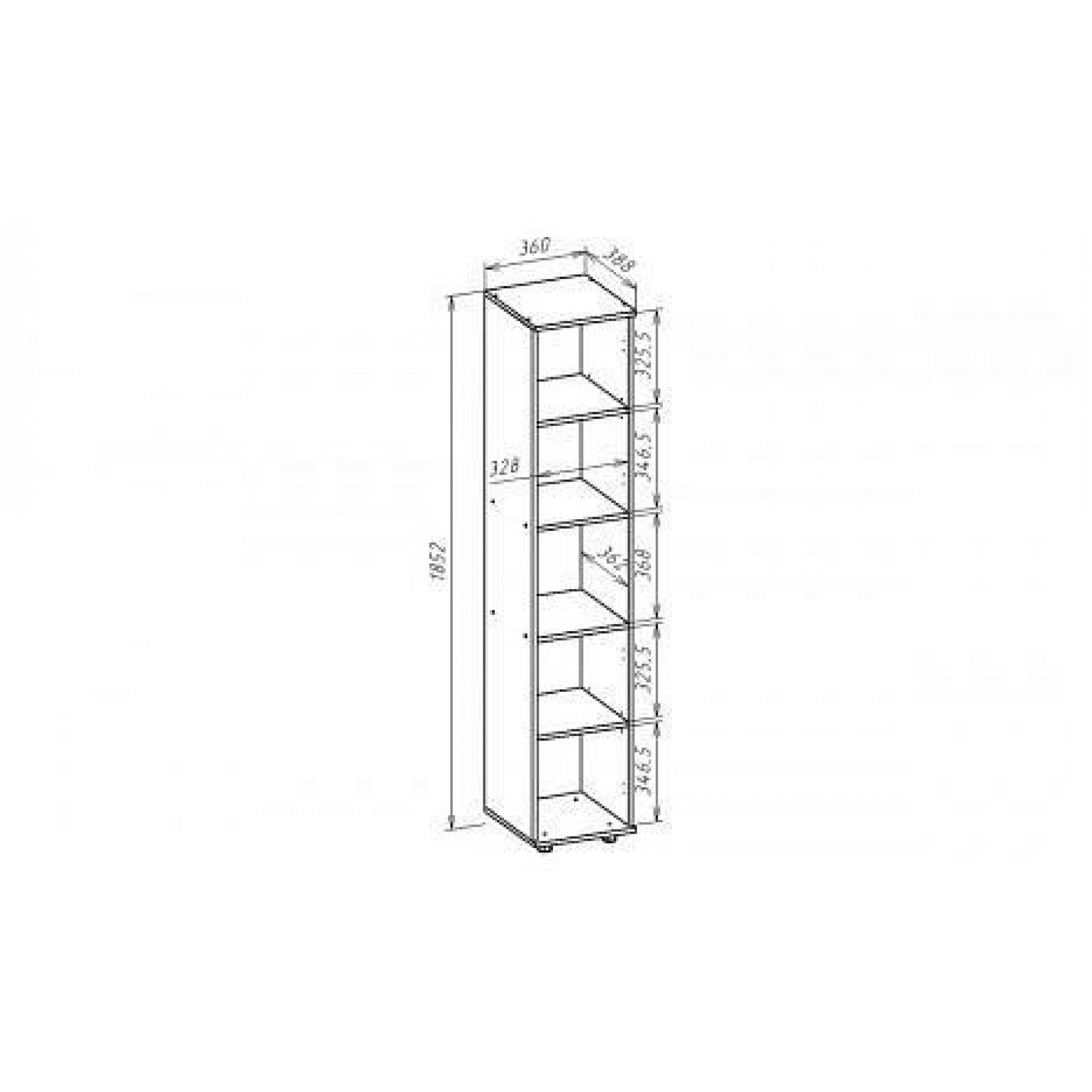 Стеллаж комбинированный С112    JZZ_S-112VM