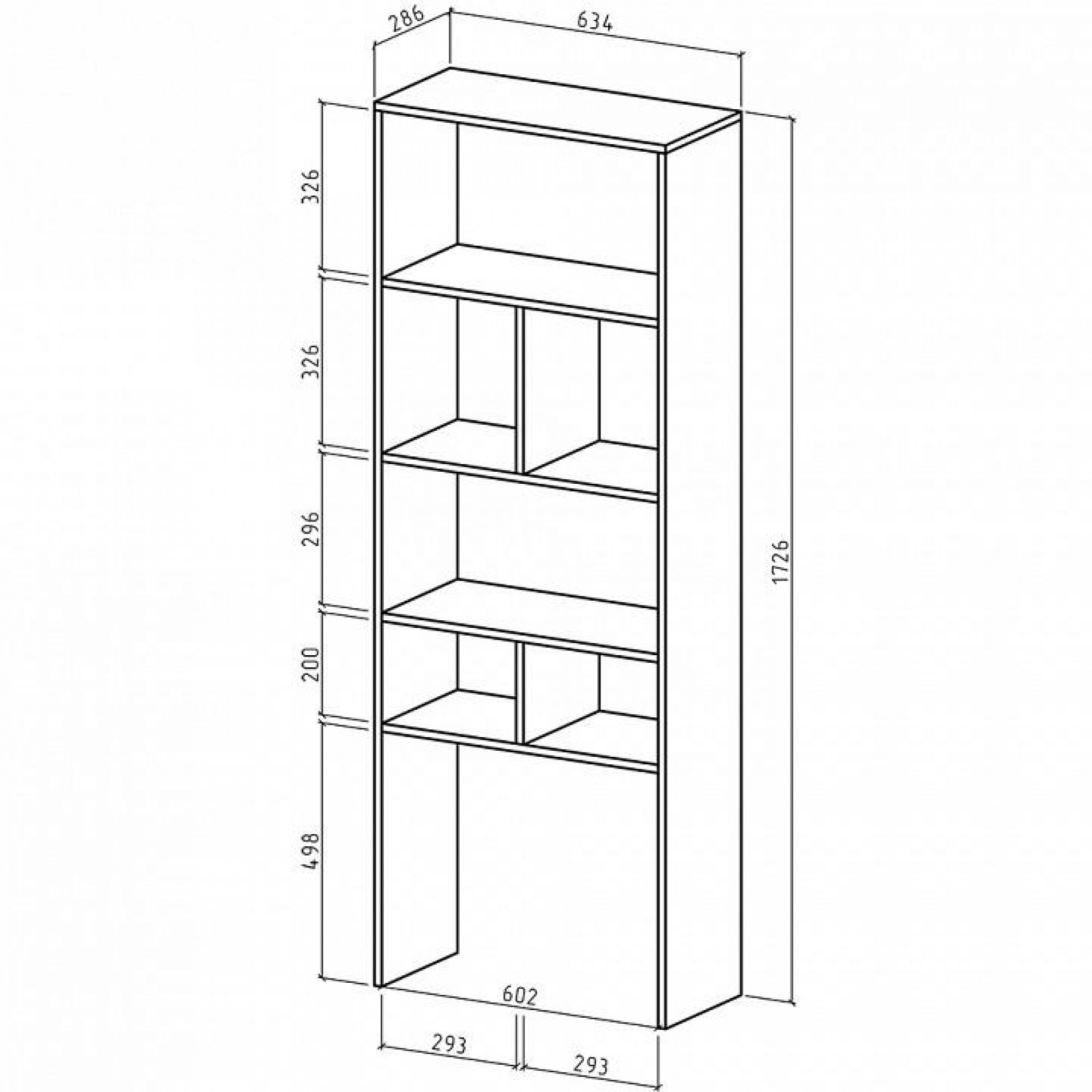 Стеллаж Феликс-4    MAS_FKS-4-IOR