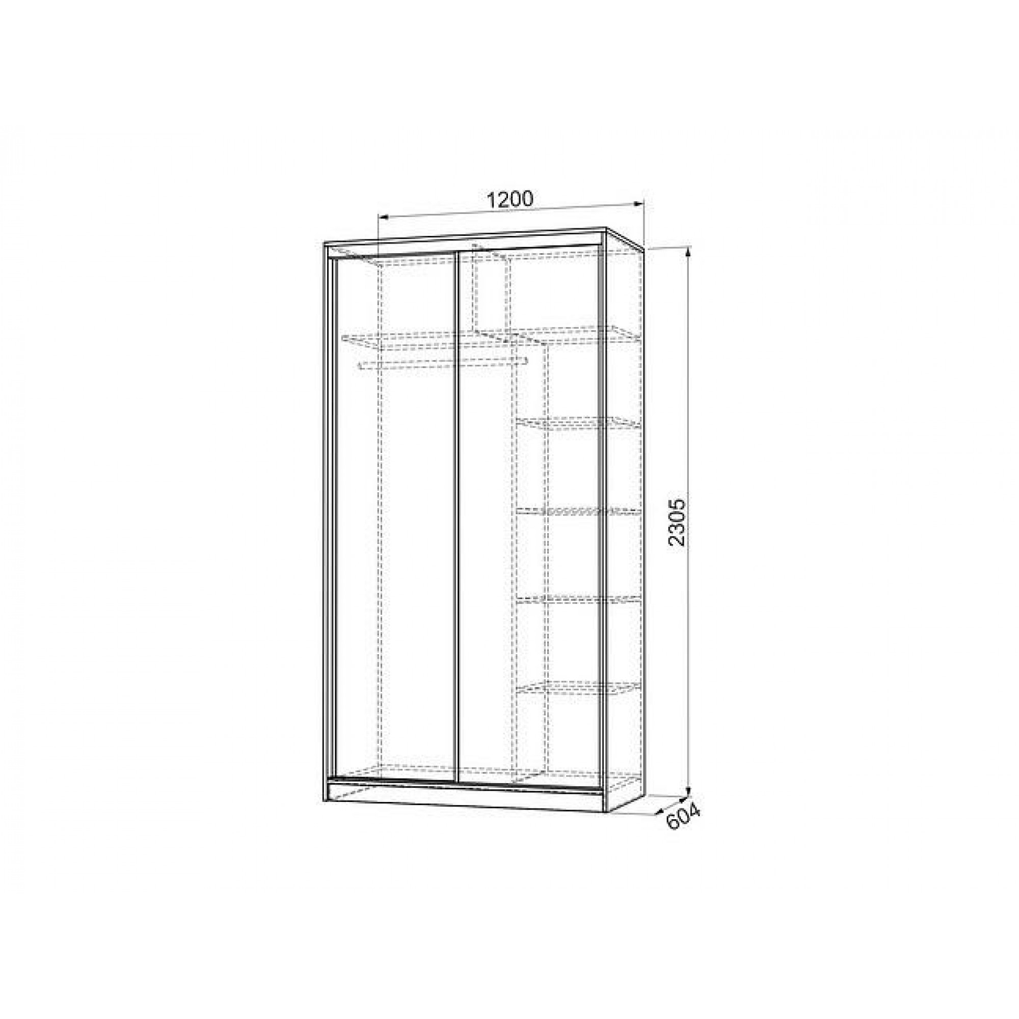 Шкаф-купе Рио 7-600 Европа    MBS_SK-0415_0739