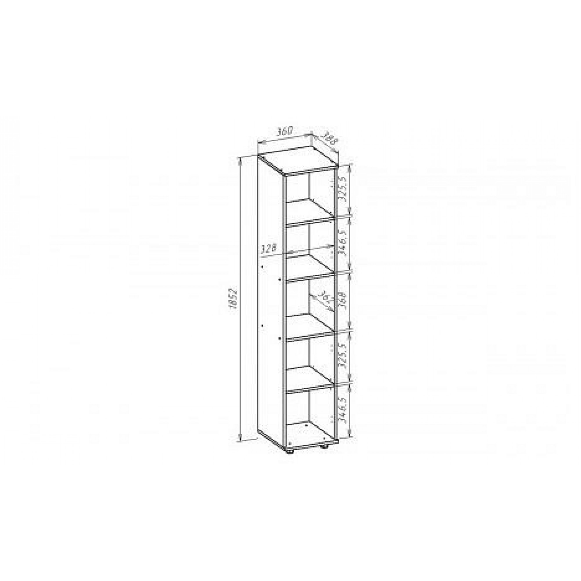 Стеллаж комбинированный С111    JZZ_S-111SB