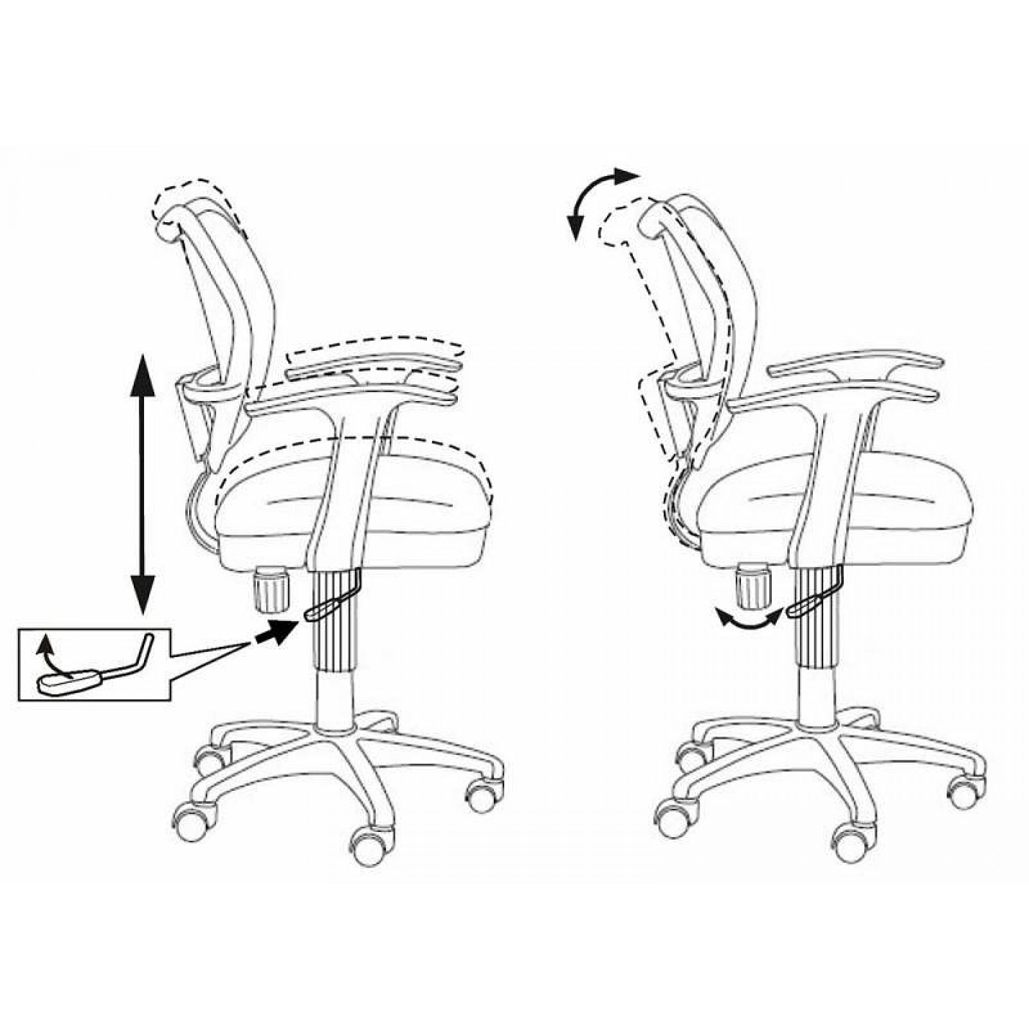 Кресло компьютерное Бюрократ CH-W797/LB/TW-55    BUR_813107